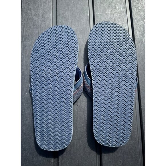 Levi's Men's Wordmark Slip-on Thong Sandals, Blue, Size 9.5, NWOT - Picture 3 of 4